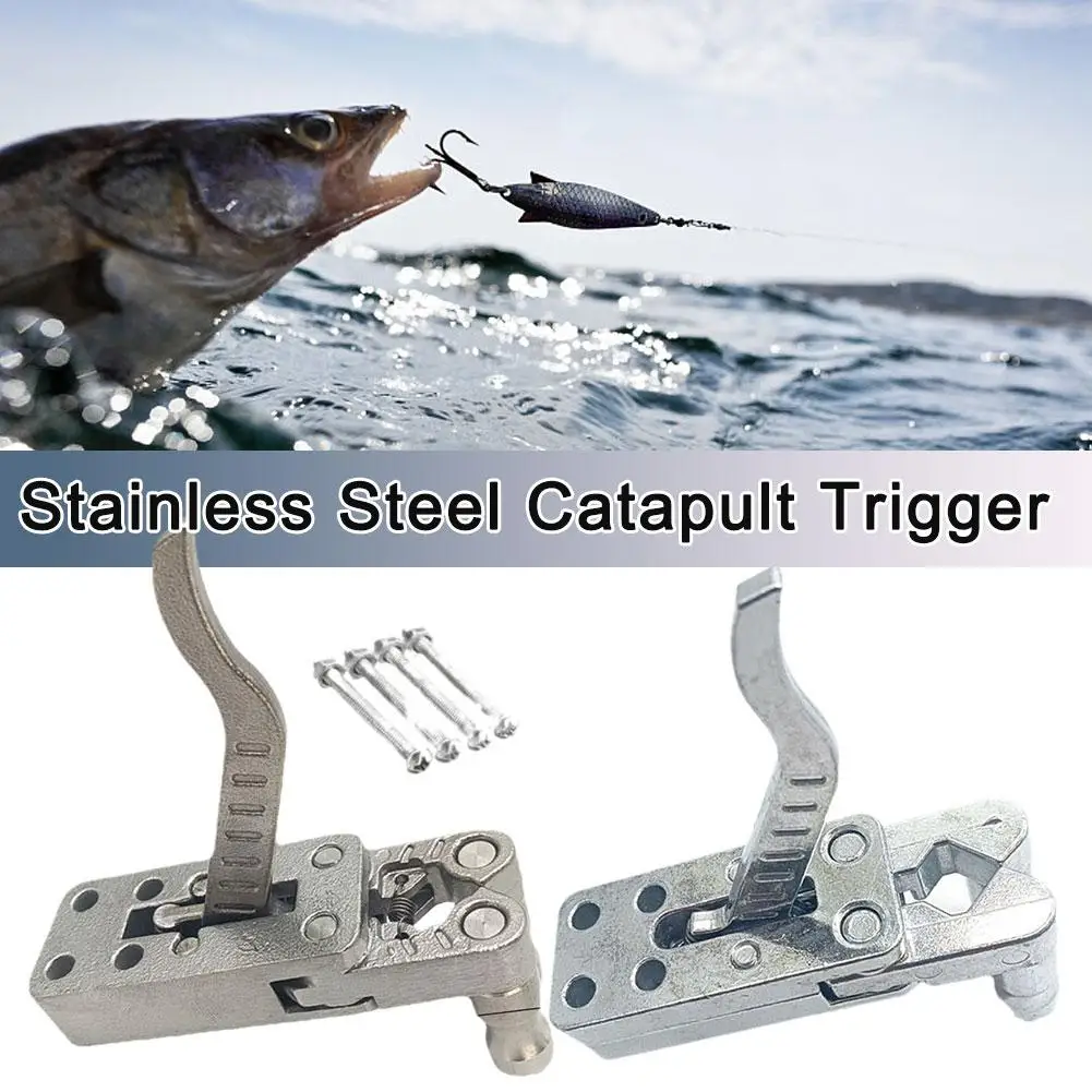 

Outdoor Stainless Steel Catapult Trigger Release Device Drop Wristband Bow Shooting Slingshot Tools Shipping Accessories E0j4