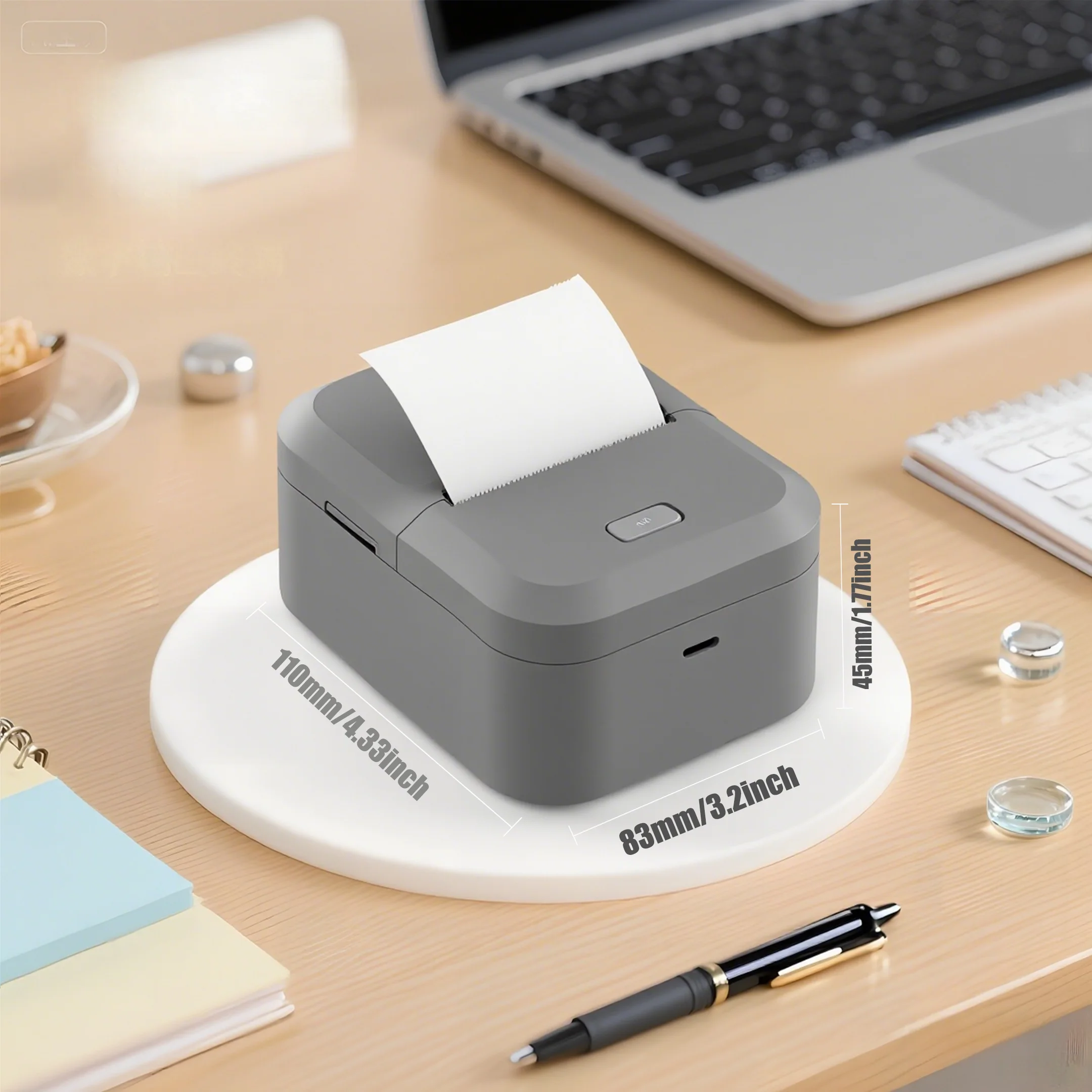 Фото Мини-термопринтер Marklife X2 Bluetooth-принтер для наклеек для школы, офиса, кухни, подарка/сделай сам, креативная/маркировка №3