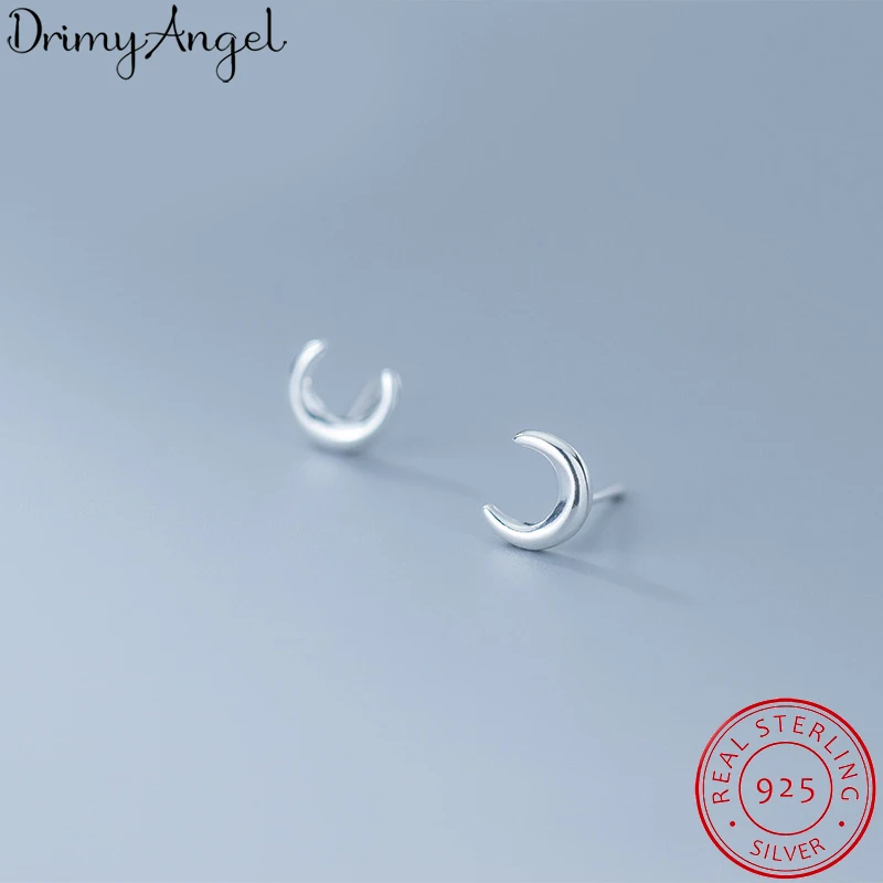 

Женские серьги в виде Луны, простые серьги из серебра 925 пробы в Корейском стиле, эффектные ювелирные украшения, 2022