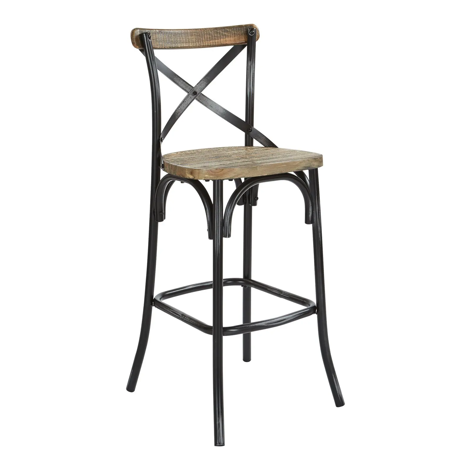 

Somerset 30" Bar Stool with Back in Antique Black K/D