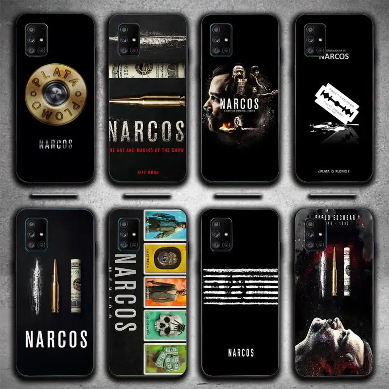 Чехол NARCOS для телефона с мексиканским ТВ-шоу Samsung Galaxy S6 S7 Edge Plus S9 S20Plus S20ULTRA S10lite S225G