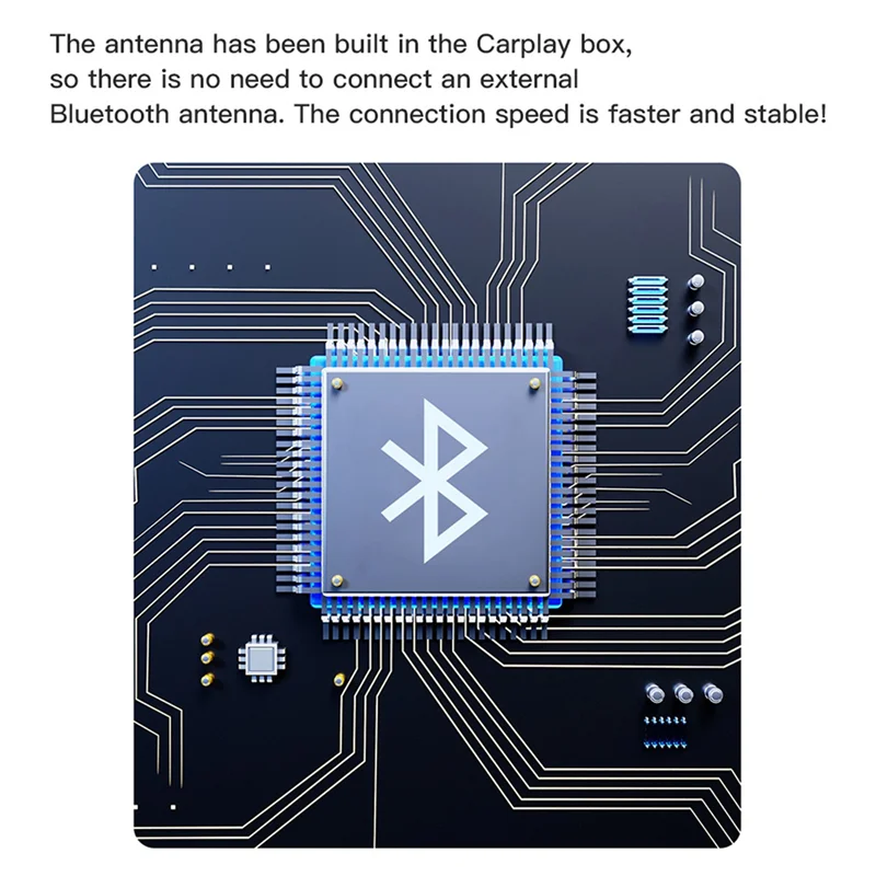 

Wireless Carplay Android Auto for 4Runner 2014-2019 with Mirroring Navigation Reverse Camera Car Decoder