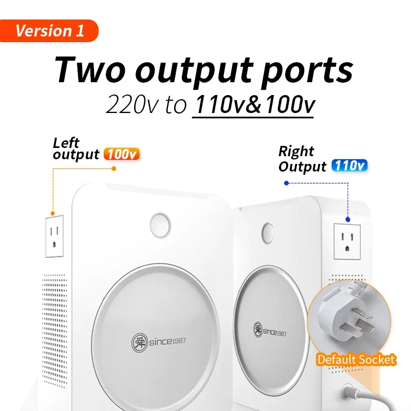 Понижающий трансформатор Shunhong 3000 Вт 220 В в 110 230 преобразователь напряжения