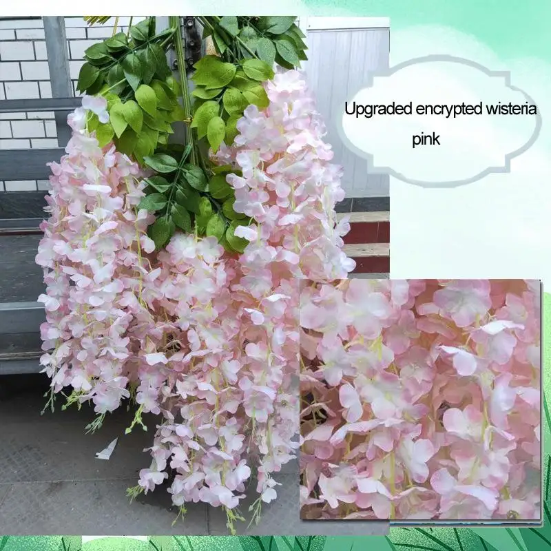 

Experience the Enchantment of a Simulation Wisteria Flower Pergola at Your Dream Wedding Venue with the Exclusive Encryption Fl