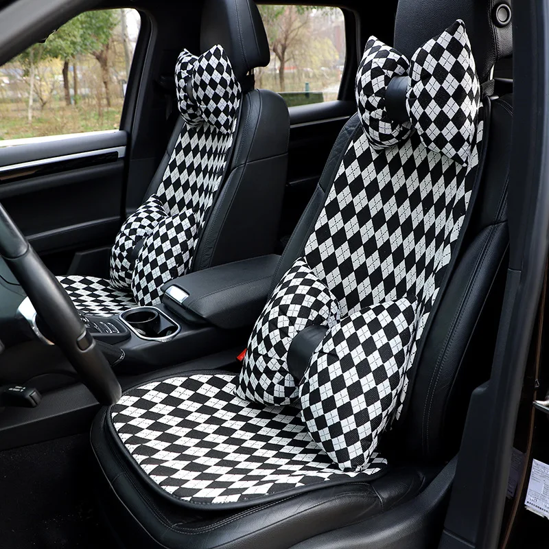 

Four Seasons General Motors Seat Jacquard Knit Rhomboid Car Seat for Fashion Automotive Interiors