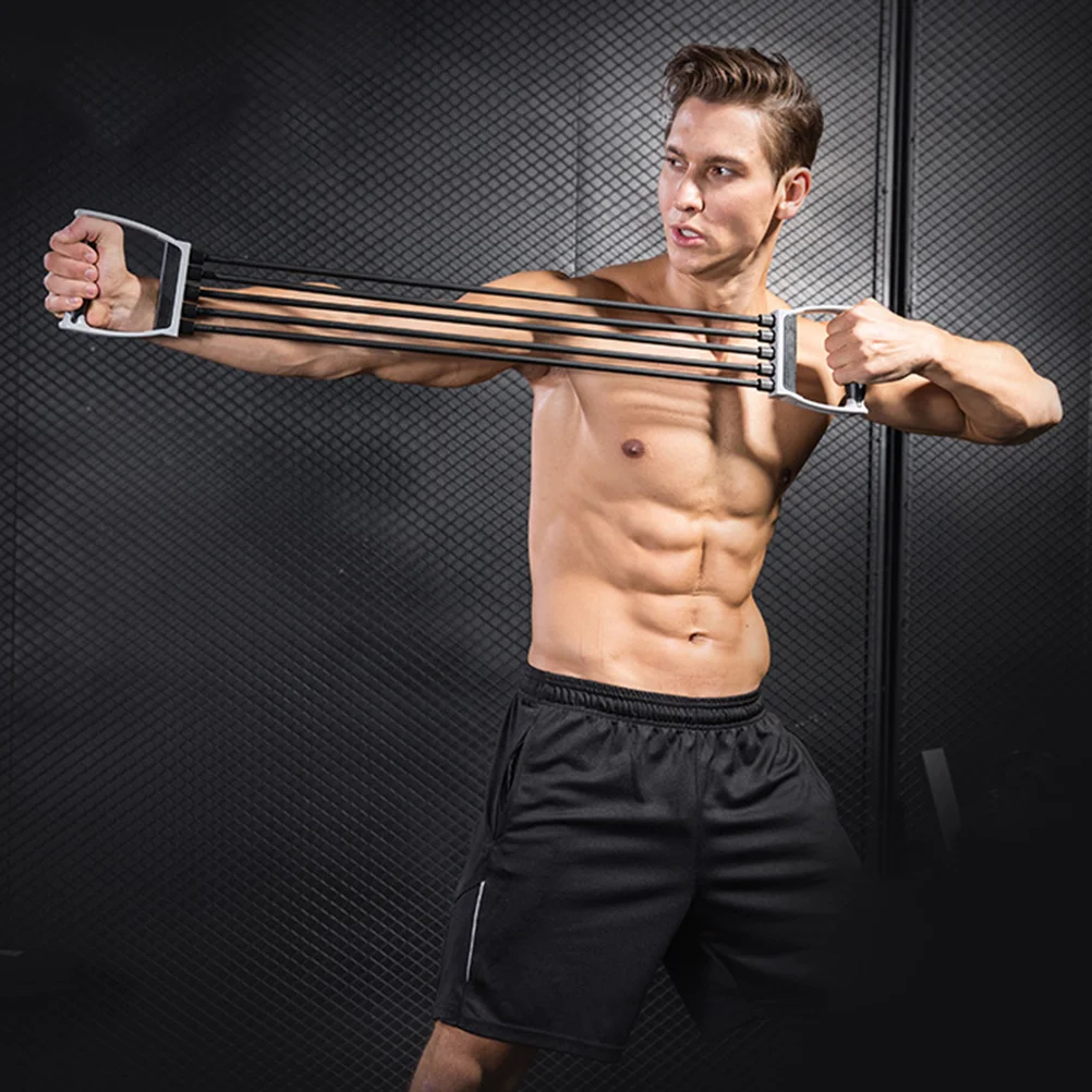 

1pc Useful Elastic Durable Training Rope Chest Expander Chest Developer Elastic String for Home Gym