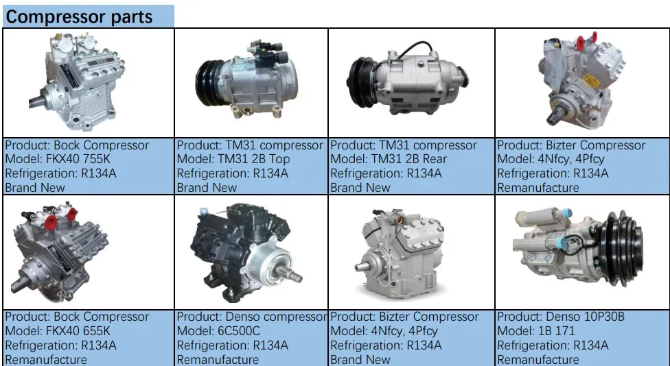 Запчасти для автобусов: Компрессор Bock FK40 560k, компрессор кондиционера в сборе, компрессор кондиционера для автобусов FX40 560 (art.: 3920dc049ae18) - 3920dc049ae18
