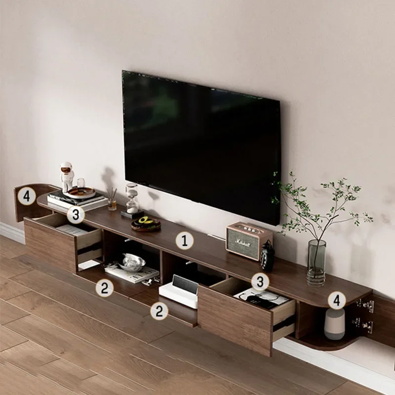 Роскошные напольные подставки для телевизора полка хранения напольный сервант