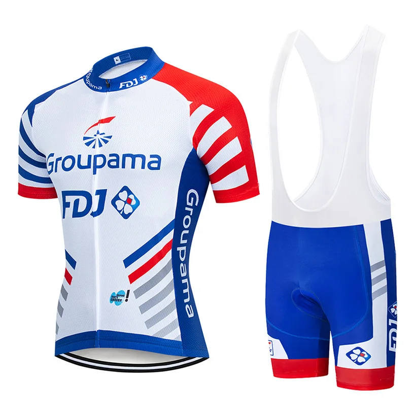 

2020 FDJ Cycling Team Jersey 20D pantaloncini da bici Set Ropa Ciclismo uomo MTB estate francia Ciclismo Maillot Bottom Clothing