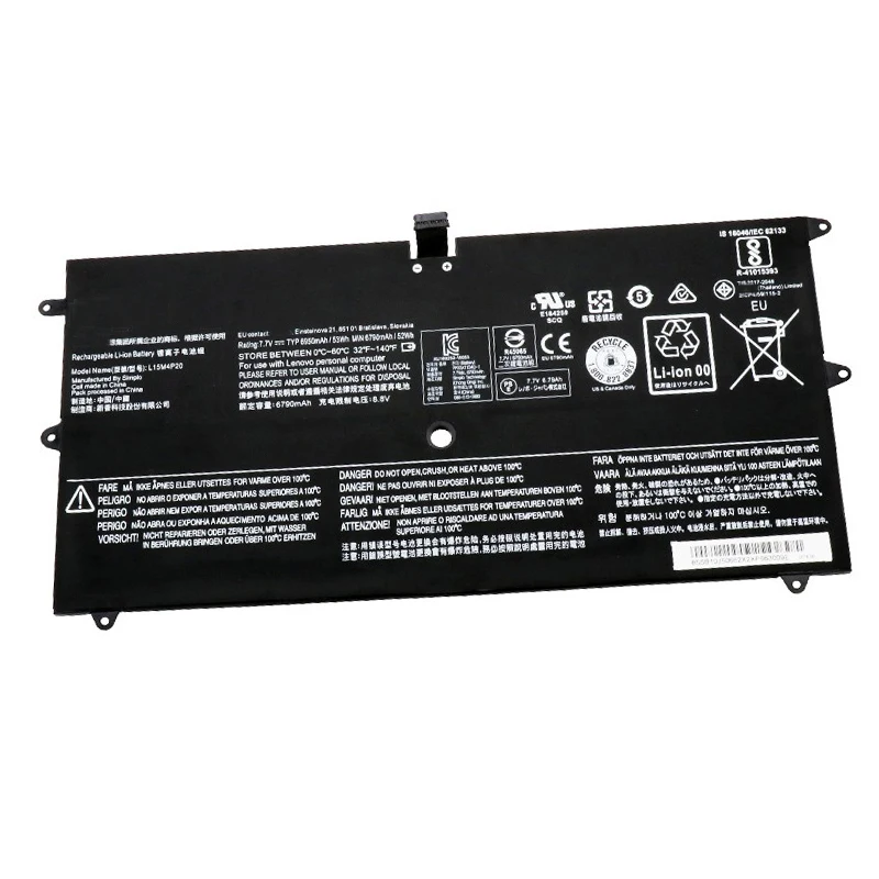 Новый оригинальный аккумулятор L15L4P20 L15M4P20 для Lenovo YOGA 900S-12ISK 4S 80ML001WGE 80ML001QIV 80 мл 7 В 53