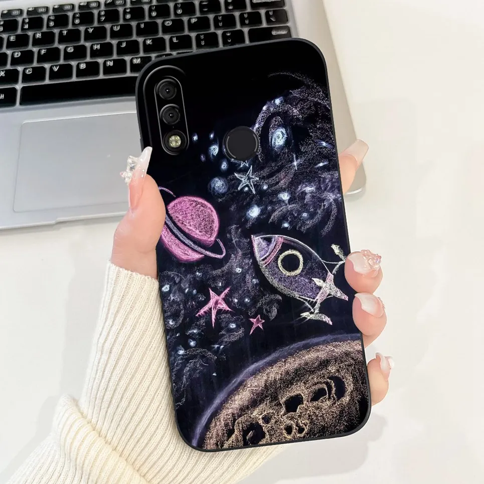 For Huawei Y9 Prime 2019 / Y9a Back Cover Panda Rabbit Cat Cute Cartoon Painting Coques Soft Silicone Phone Case