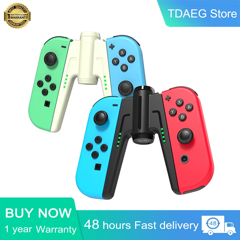 

IINE Joypad Charging Grip Bridge Shaped Charging Dock Compatible Nintendo Switch/Switch OLED Joycon