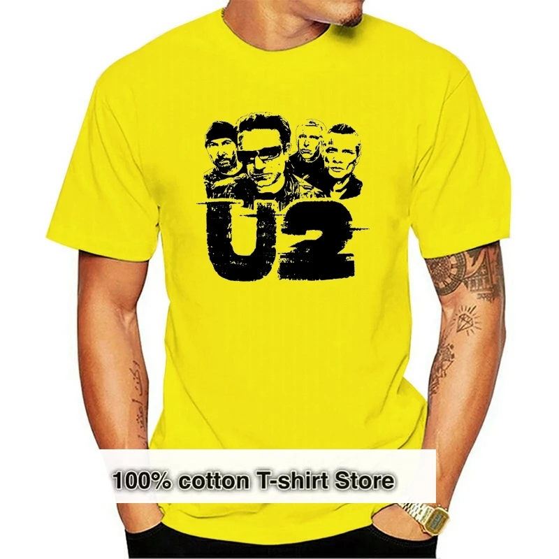 

U2 ирландская рок-группа Bono Мужская футболка
