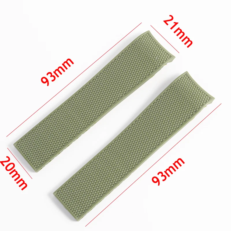 21mm Rubber Silicone Watchband Strap For Longines Conquest Waterproof Diver