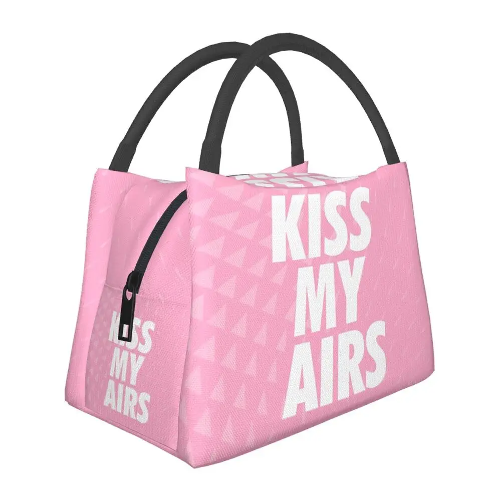 

Kiss My Airs Resuable Lunch Box Women Multifunction Thermal Cooler Food Insulated Lunch Bag Hospital Office Pinic Container