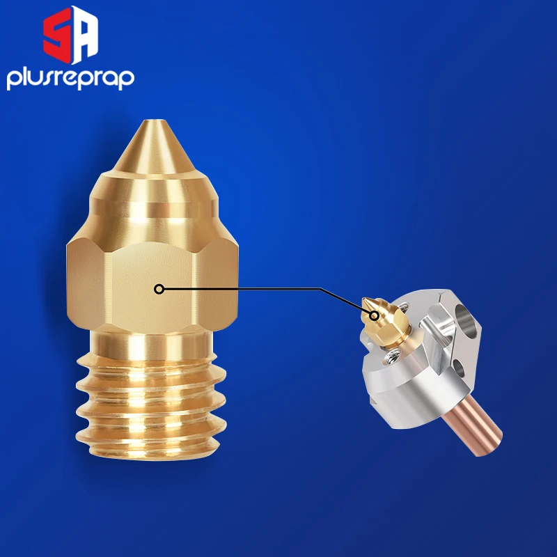 

Качественная латунная Форсунка для экструдера speedv2 CR10, Форсунка для экструдера с резьбой M6, детали для 3D принтера 0,4 мм