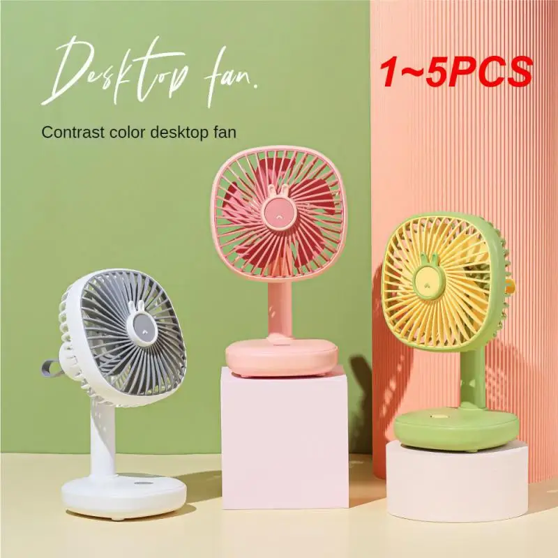 

1~5PCS Air Conditioning Portable Safety Environmental Protection With Atmosphere Lights Usb Charging Cooling Fans Air Cooler