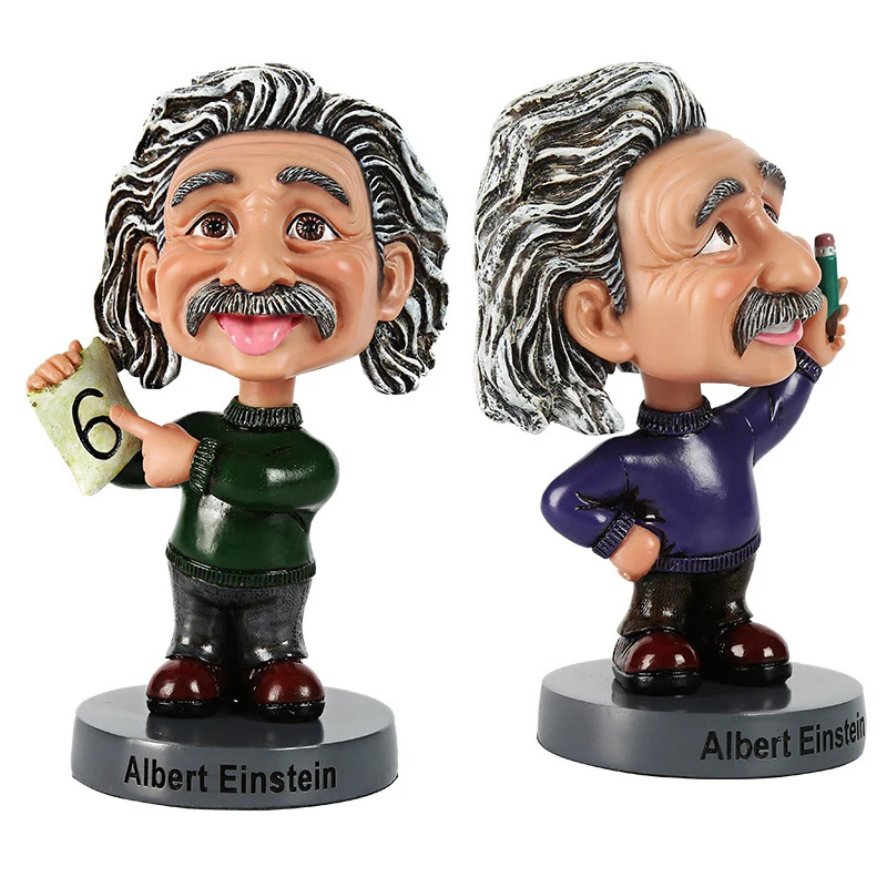 

Albert Einstein Action Figure Craft Souvenirs Shaking Head Doll Gifts Collectible Decoration Model Toys