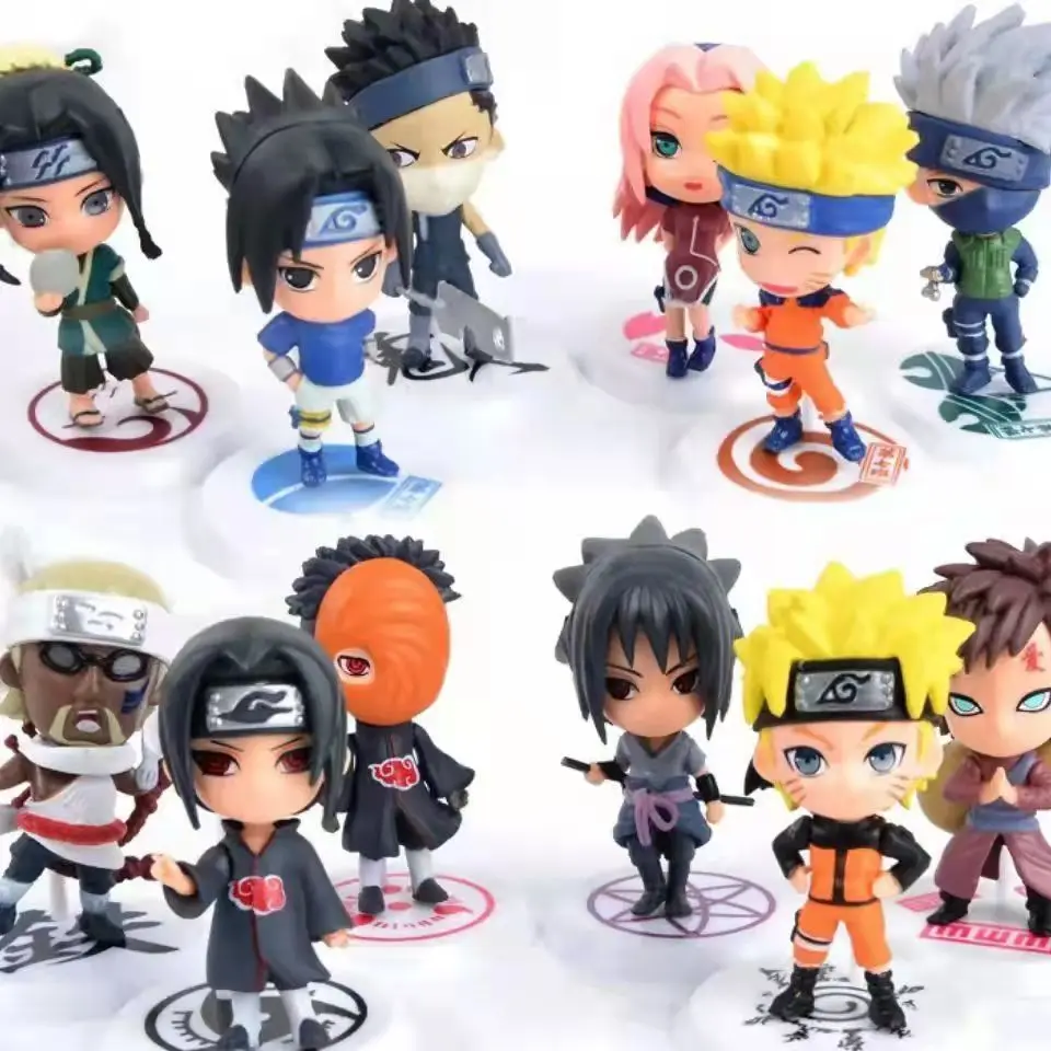 

Кукла Bandai Naruto ручной работы, кукла Итачи и Какаси из «Саске семь» Наруто, кукла «I love Luo», Настольная игрушка с орнаментом