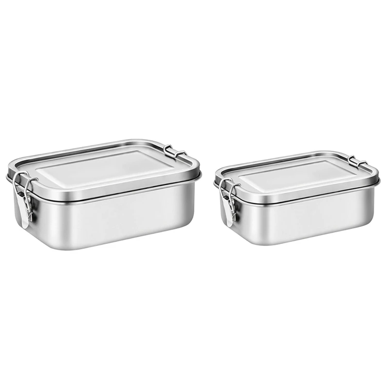 

Stainless Steel Lunch Box Bento Box Food Container Camping Supplies Lunch Box For Kids Or Adults