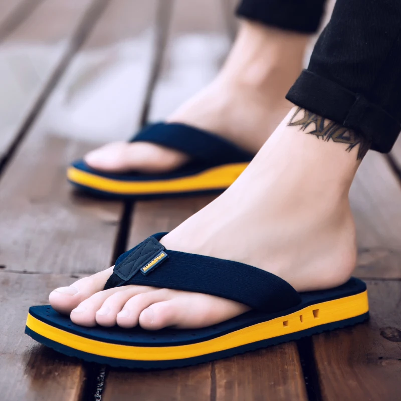Beach Flip Flops Tong Slippers Men Summer Casual Flat Breathable Lightweight Shoes Plus Size 48 Chanclas Playa New Fashion 2022  - buy with discount