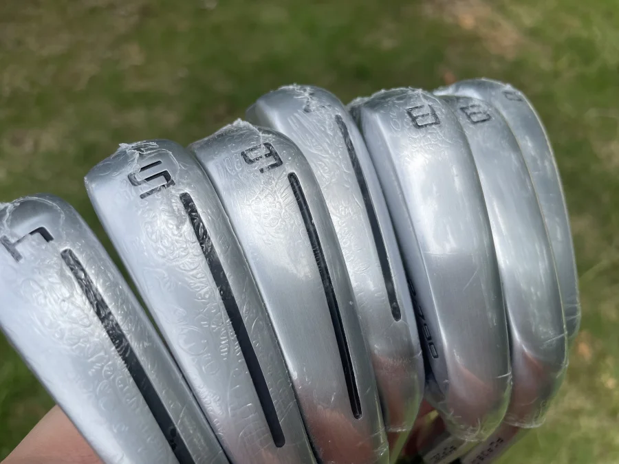 Клюшки для гольфа p77.0 Железные хромированные Серебристые 4-9P 7 шт. R/S гибкий