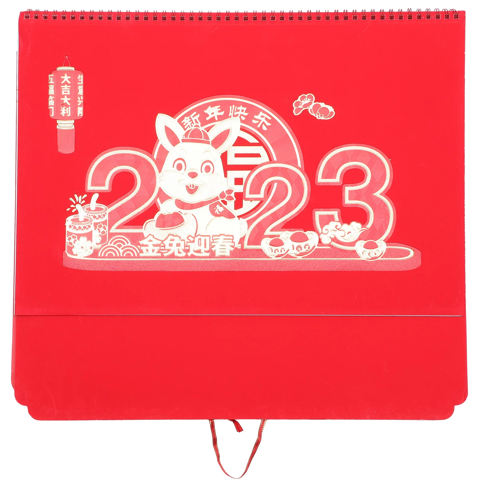 

Calendar Wall Year Hanging Rabbit Chinese Lunarnew Zodiac Monthly Tearable Calendars Traditional Moon Household Years Pendant