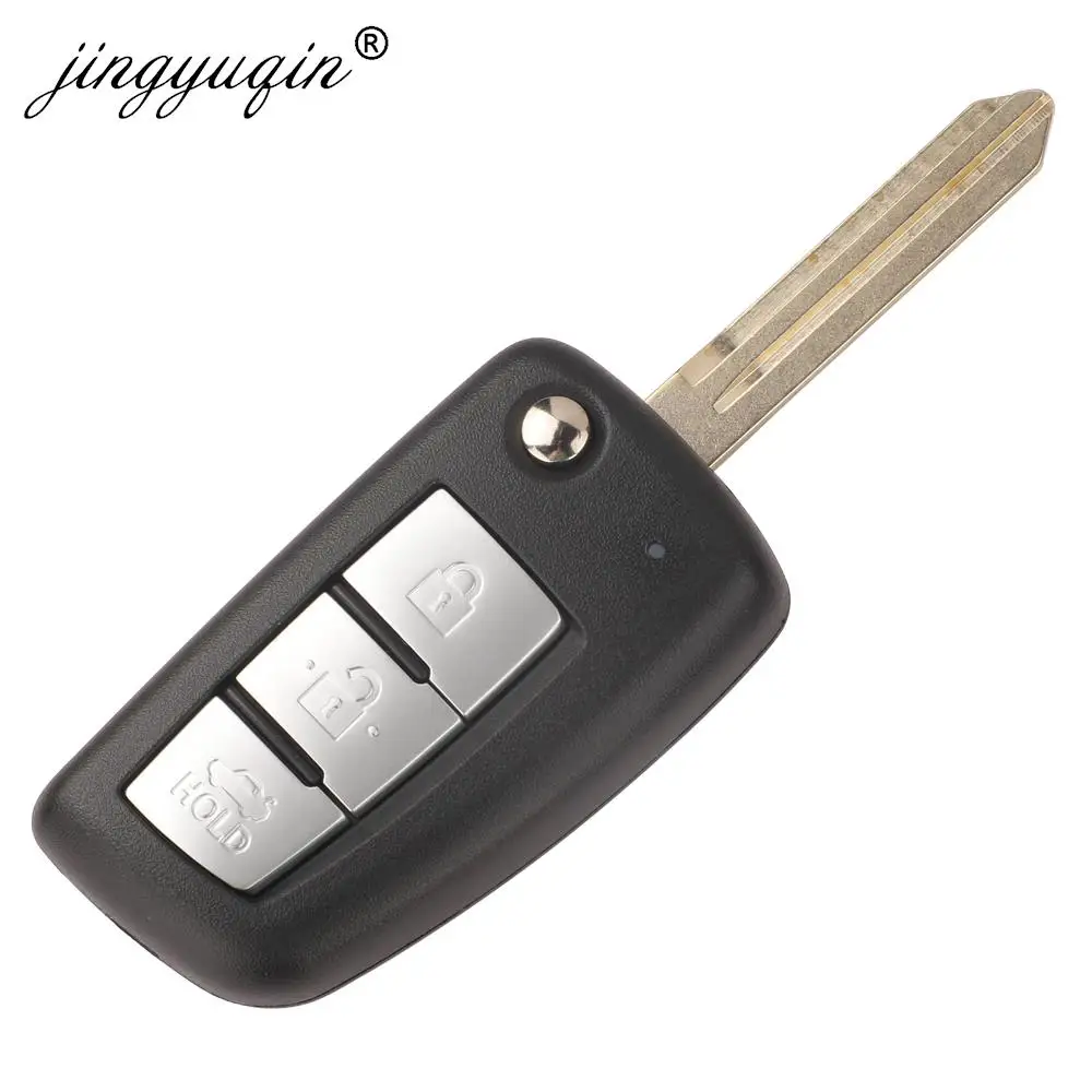 Jingyuqin 433 Мгц Id46 Автомобильный Дистанционный Брелок Для Nissan Tiida Bluebird С 3 Кнопками