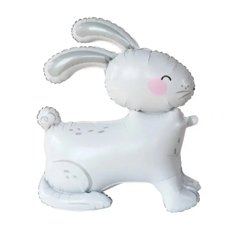 

Шары из фольги в виде белого кролика