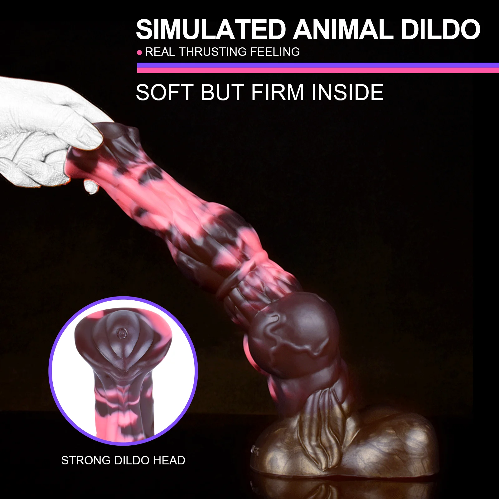 Большой силиконовый фаллоимитатор дешевый многоразовый для мастурбации жидкий