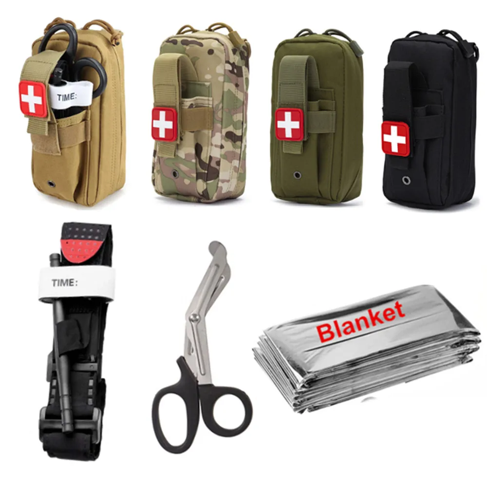 

Тактический Мягкий медицинский мешок, сумка для экстренных случаев, одеяло, жгут, ножницы, аптечка первой помощи, сумка для выживания, военная сумка