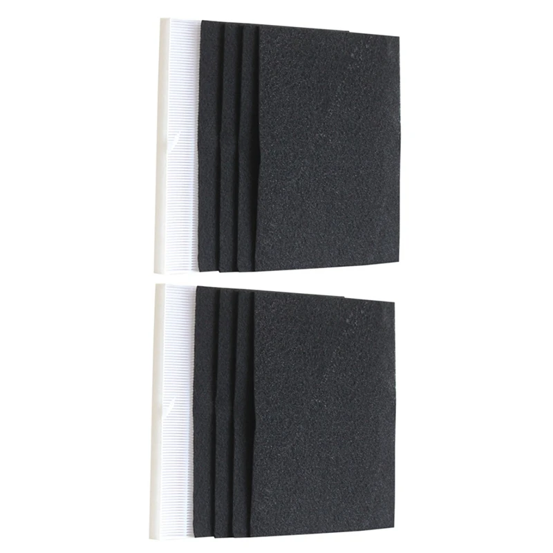 

HOT!8 Pieces Air Purifier Parts Carbon Pre-Filters And 2 Piece Main HEPA Filter For Winix 115115 5300 5500 6300