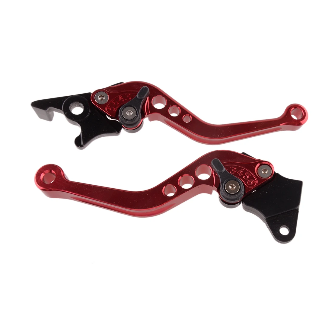 

1 Pair Motorcycle CNC Disc Brake Clutch Lever Grip Adjustable Handbrake Multi-speed Universal Accessories