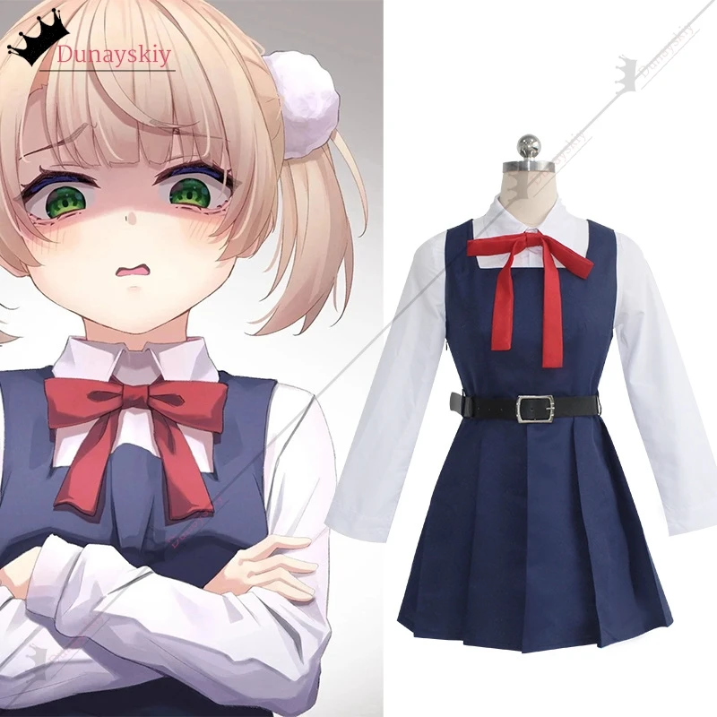 Shigure Ui Косплей Костюм Митака Аса Cos Одежда Парик JK Девушка Школьная Форма