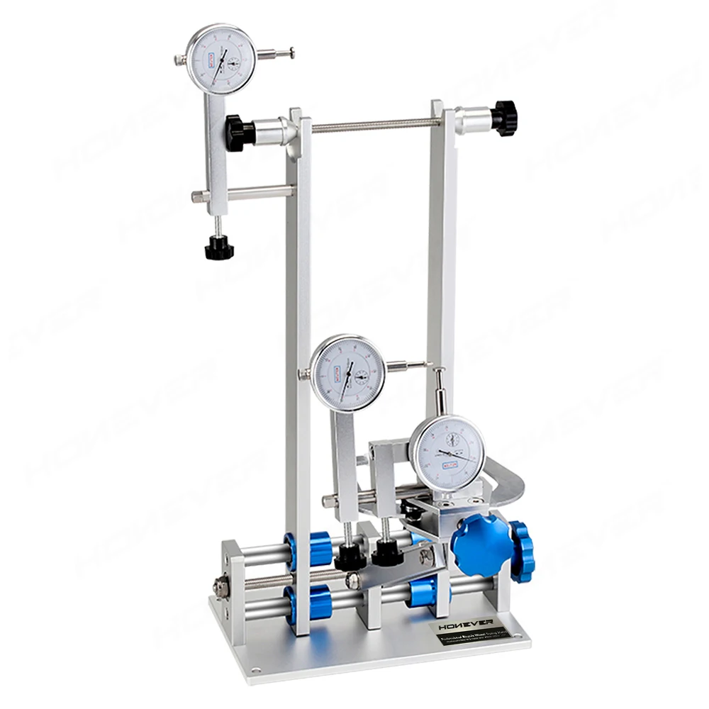 Профессиональная стойка для велосипедных колес с индикатором циферблата из