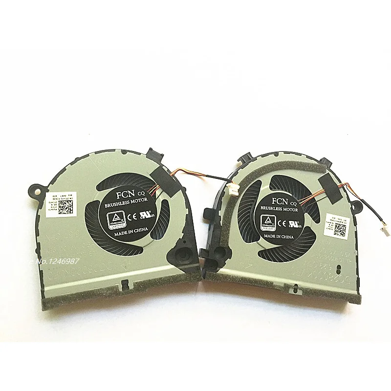 

New CPU GPU Cooling Fan For DELL G3 G3-3771 G3-3579 3779 G5-5587 G5 15 5587 0TJHF2 0GWMFV Laptop Cooler Fan