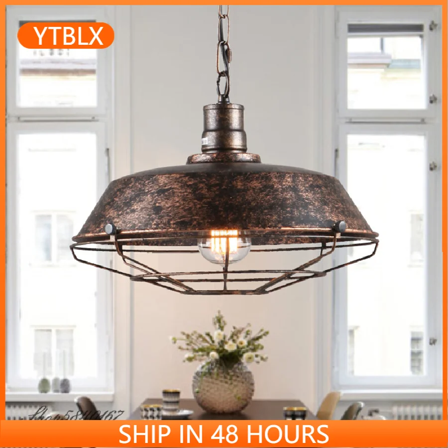 

Industrial Iron Pendant Lights Vintage Hanglamp for Dining Room Bar Restaurant Hanging Lamp Luminaire Fixture Room Light Lamp
