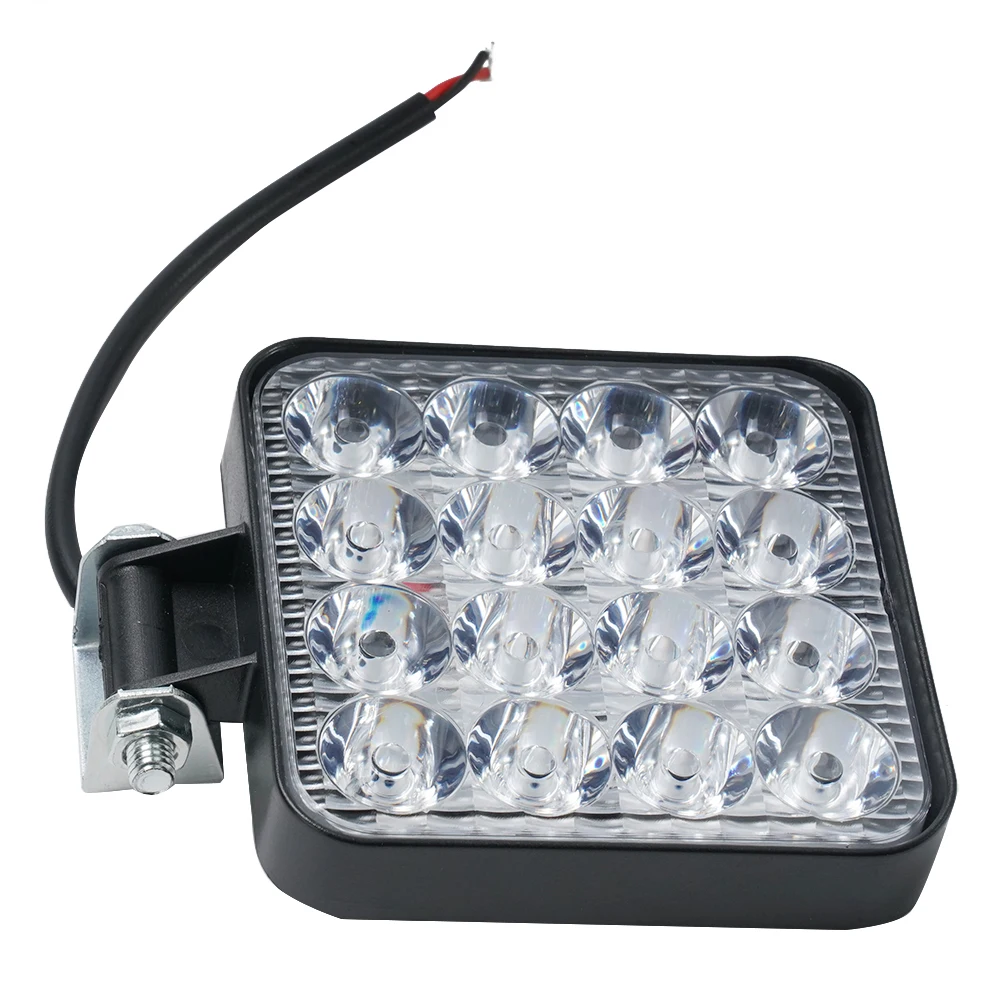 

Spotlight Working Light 12v 24v 48w 16LED ABS+LED Accessories High Intensity Truck Off Road Tractor Waterproof