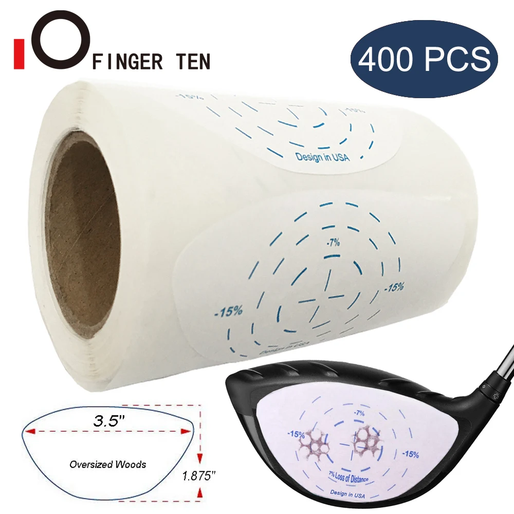 Golf Club Impact Target Label Tape Sticker Practice for Iron Woods Wedge Club Test Paper Training Aid Accessories Drop Shipping
