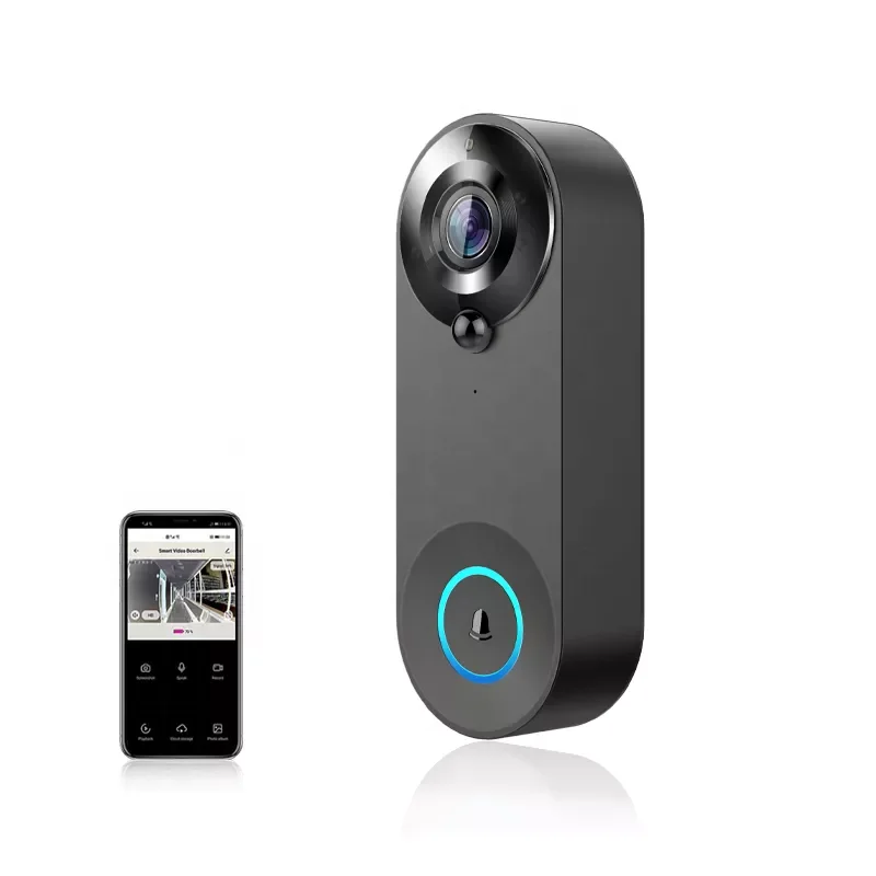

NEW2023 Smart Video Doorbell Camera 1080P WiFi Video Intercom Door Bell Camera Two-Way Audio Work With Night Vision PIR Motion D