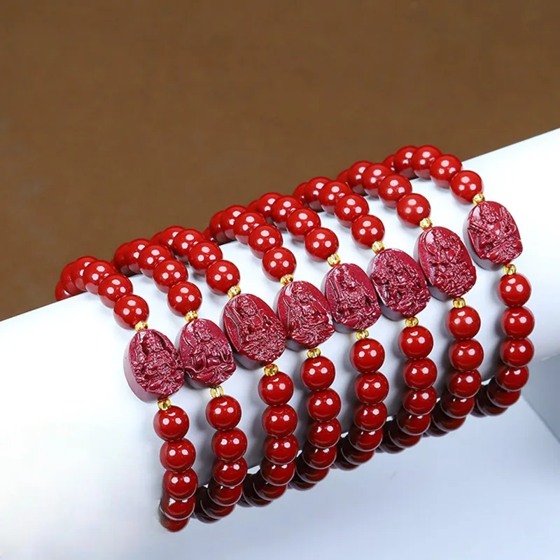 Vermilion браслет с песочным рисунком ручной работы из бисера золотым песком Eight Guardian