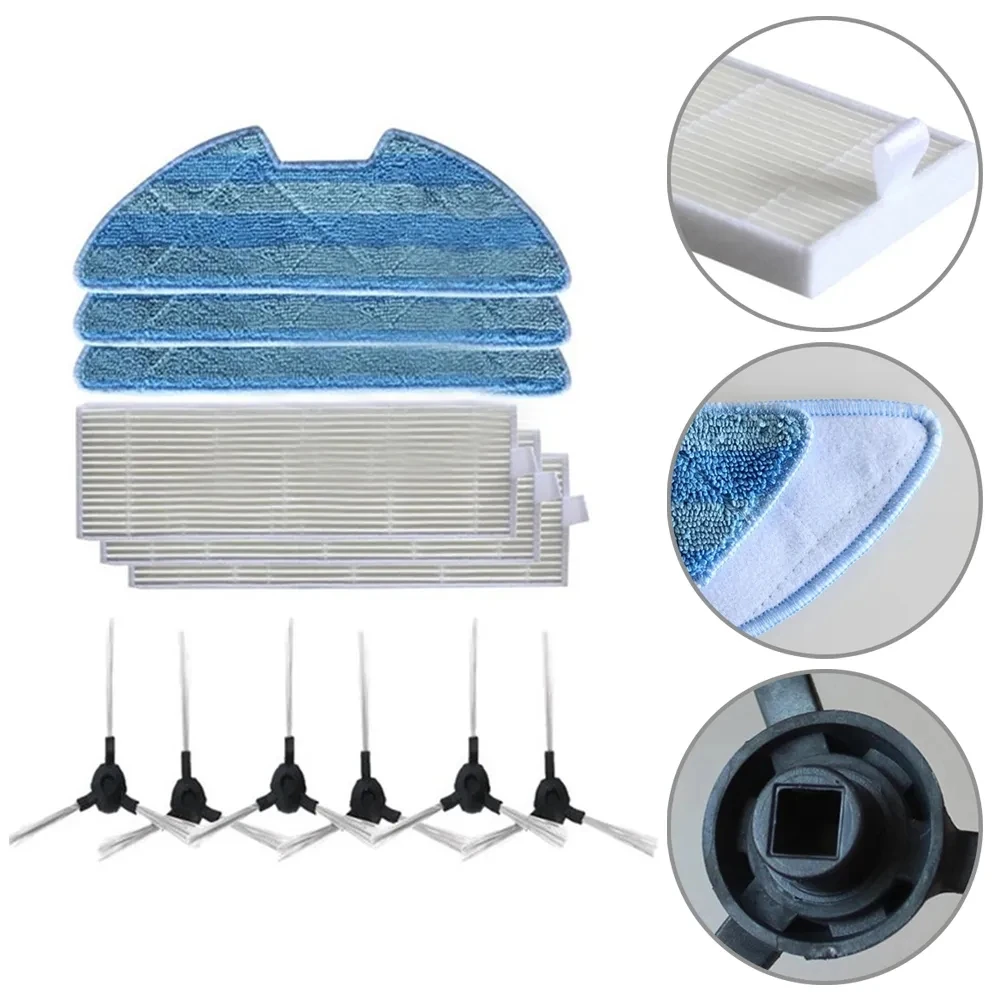 Боковая щетка фильтр набор тряпок для швабры Ppur Eziclean Connect робот-пылесос тряпка