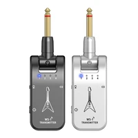 2 4ghz wireless guitar system built in rechargeable battery transmitter receiver high frequency for electric bass dropship