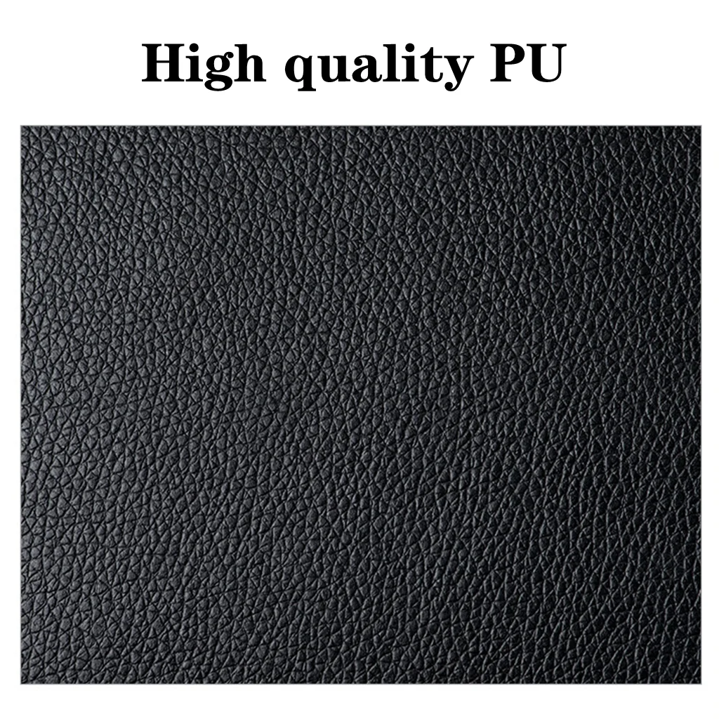 Double Layer Jewelry Box Black Stud Organizer Large Ring Necklace Makeup Holder Case PU Leather Jewelry Box with Lock for Women