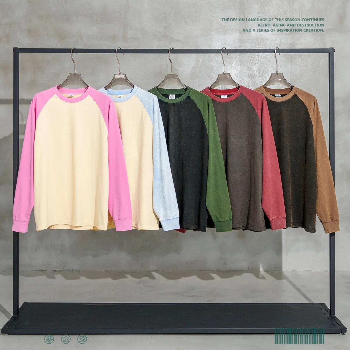 

Рубашка с длинным рукавом и круглым вырезом