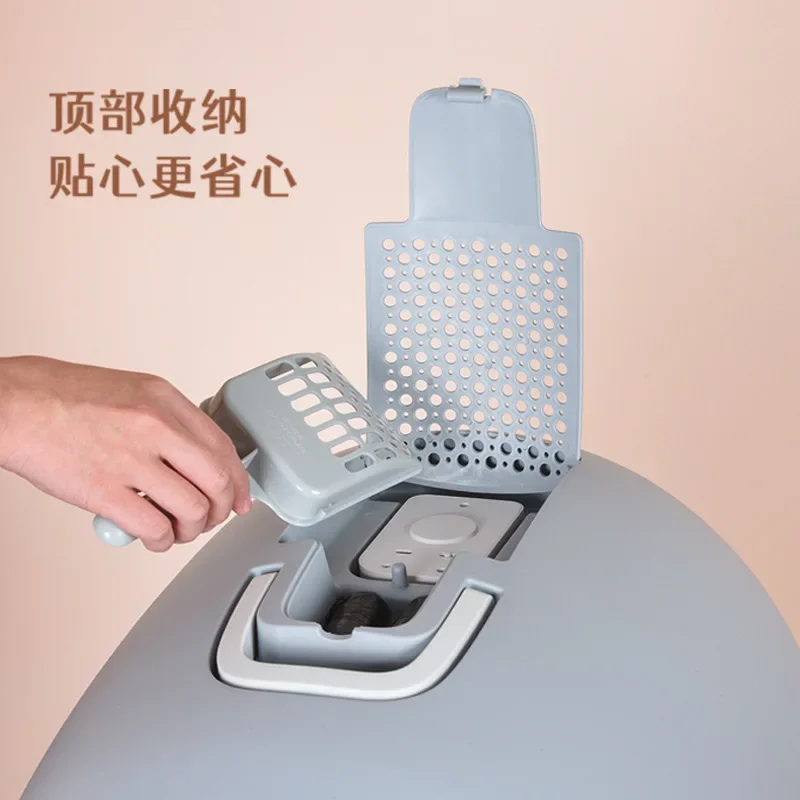 Умывальник Meika для кошек закрытый роликовый ящик королевского размера