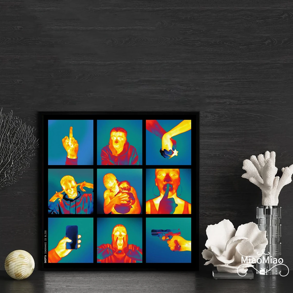 Чехол-постер с изображением музыкального альбома скептита невежество-Блисс, холст, Художественная печать, домашний декор, настенная живопись (без рамки)