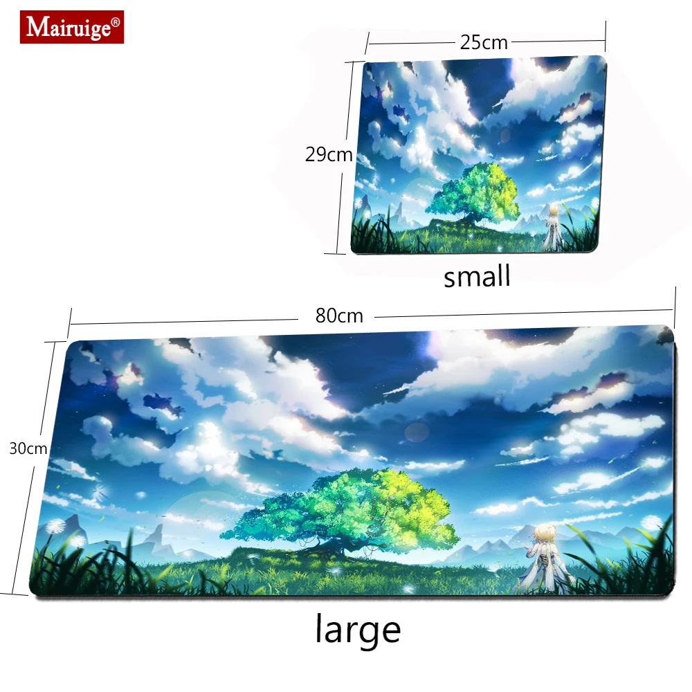 

Lumine Genshin Impact Large Mouse Pad Gaming Accessories Kawaii XL PC Laptop Antislip Gamer Mousepad Anime Keyboard Pad Desk Mat