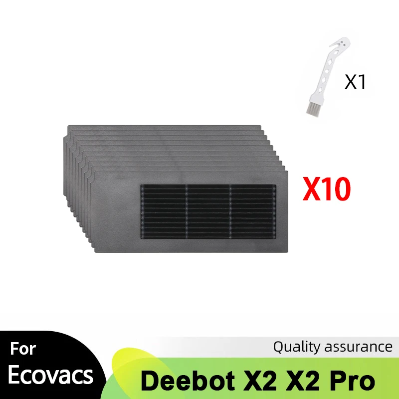 

Аксессуары для робота-пылесоса Ecovacs Deebot X2 omni / X2 Pro/X2, роликовая основная боковая щетка, фильтр НЕРА, Швабра, тканевая Пылезащитная сумка, запчасти