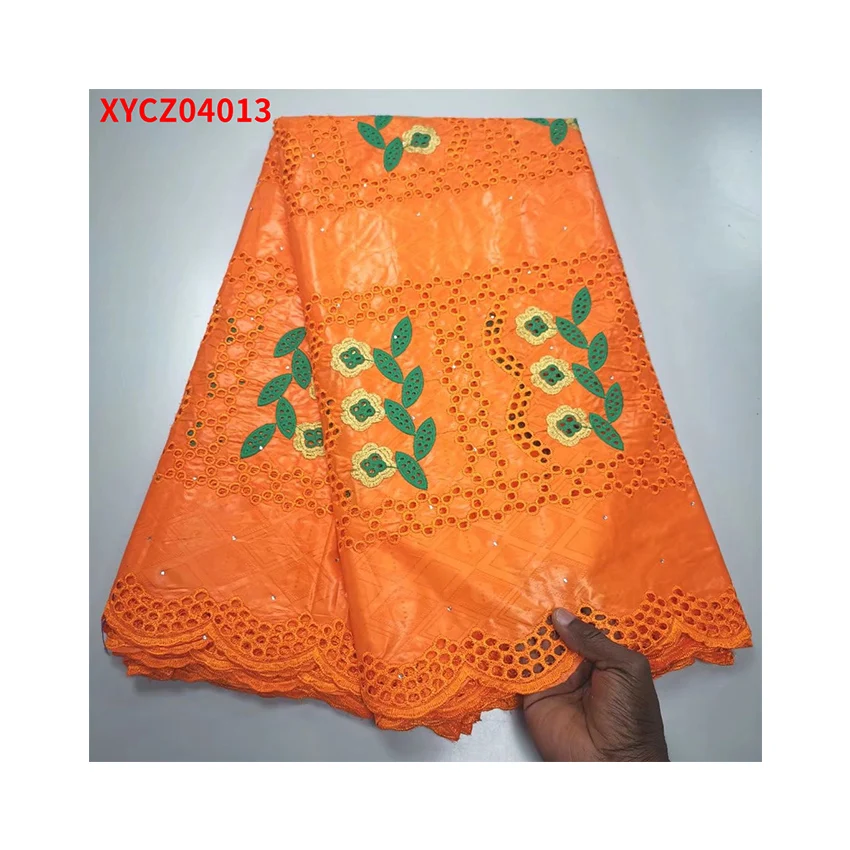 

2022 Dragonfly Style African Nigerian ambassador bazin Lace Fabric For Wedding Cloth Textiles XYCZ04013